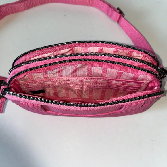 Lug Coupe XL Matte Luxe VL Convertible Crossbody Tourmaline Pink Belt Bag - Picture 12 of 13